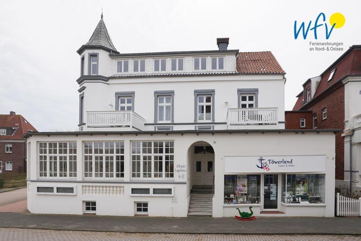 Logirhaus Doyen Ferienwohnung Neuwerk Juist Exterior foto